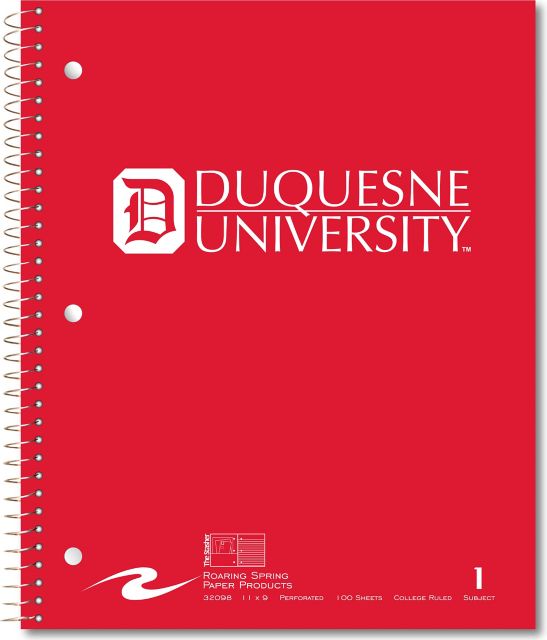 Duquesne University Notebook 100-Sheet