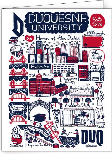 Duquesne University 10 Pack Notecards