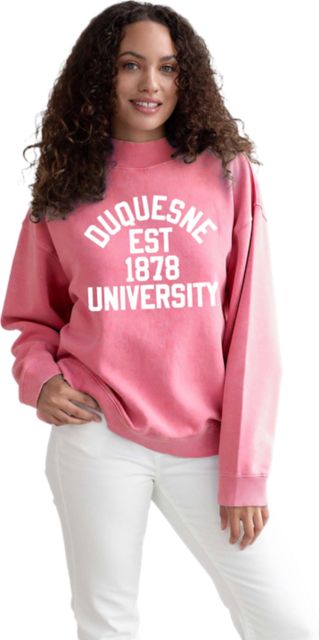 Duquesne University Dukes Women's Nantucket Crewneck Sweatshirt