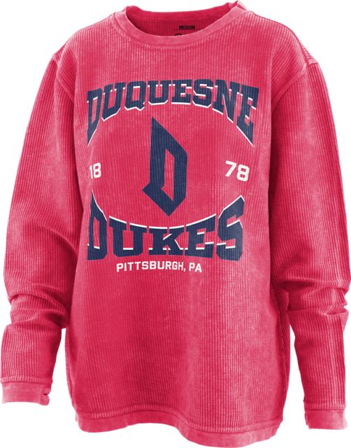 Duquesne University Women's Corded Crewneck Sweatshirt