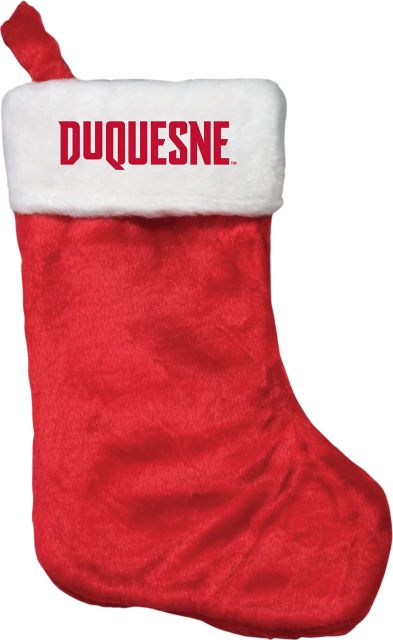 Duquesne University Plush Stocking
