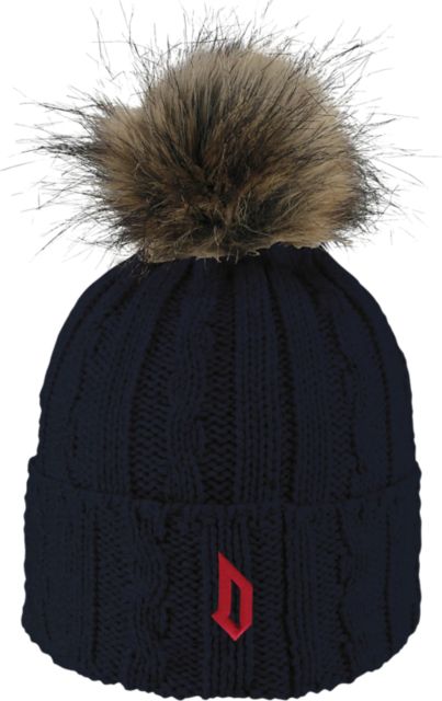Duquesne University Women's Fur Pom Beanie