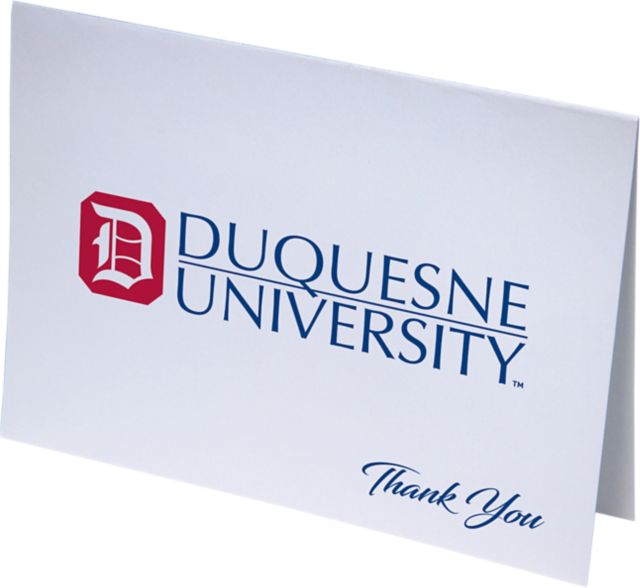 Duquesne University 10 Pack Thank You Notecard