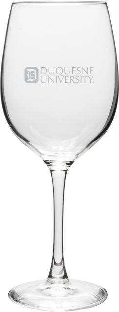 Duquesne University 16 oz. Wine Glass