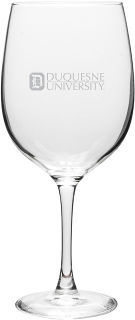 Duquesne University 19 oz. Wine Glass