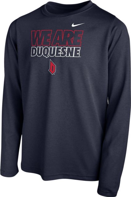Duquesne University Youth Dri-Fit Dukes Long Sleeve T-Shirt