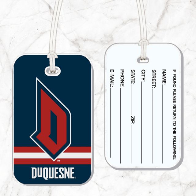Duquesne University Dukes Acrylic Bag Tag