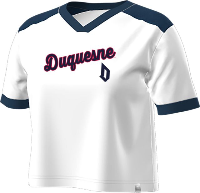 Duquesne University Dukes Women's Open Back Short Sleeve T-Shirt