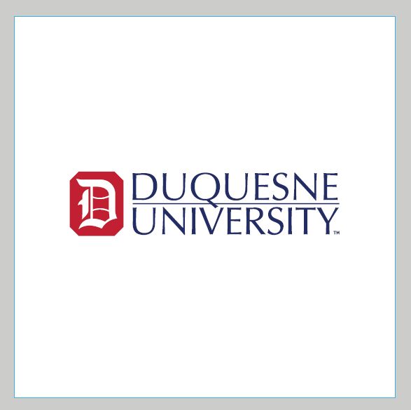 Duquesne University 6.5'' Square Paper Napkins