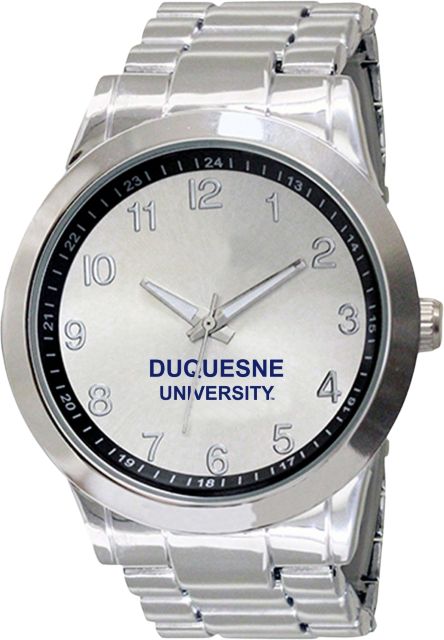 Duquesne University 44mm Men's Stainless Steel Watch
