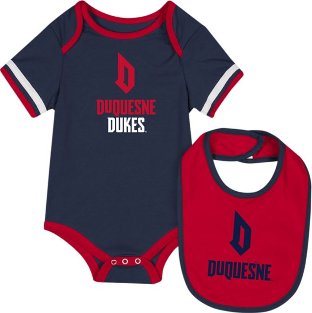 Duquesne University Infant's Dukes Bodysuit Bib Set