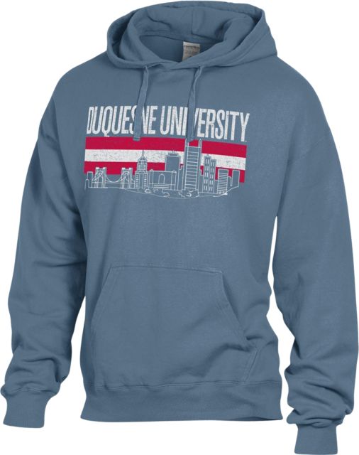 Duquesne University Skyline Hooded Sweatshirt