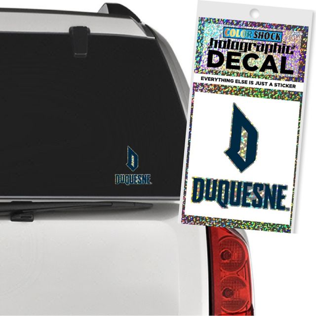 Duquesne University Dukes Hologram Decal