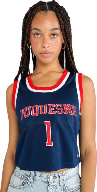 Duquesne University Women's Cropped Basketball Jersey