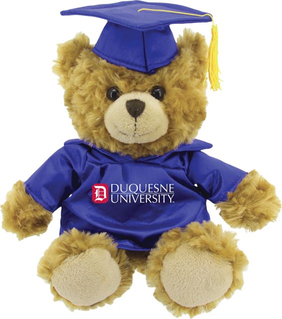 Duquesne University 12'' Graduation Bear