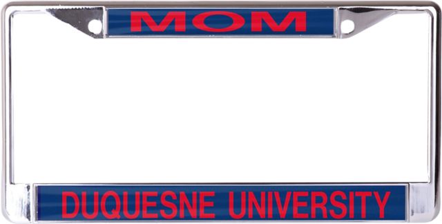 Duquesne University Mom License Plate Frame