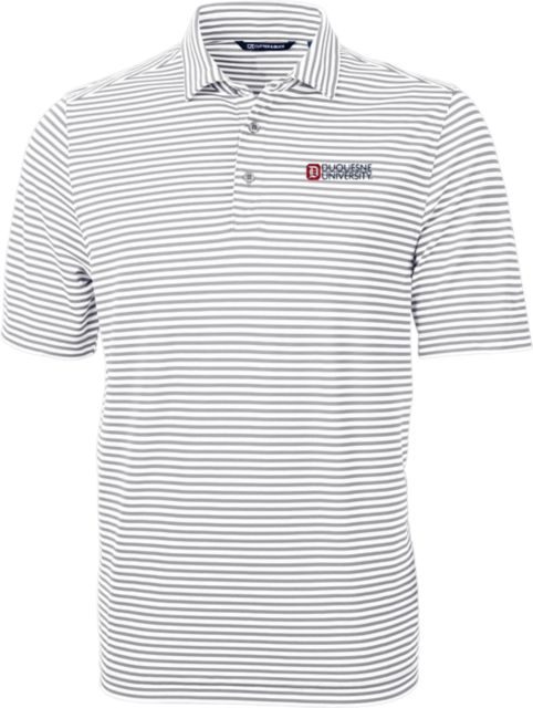 Duquesne University Striped Eco Polo