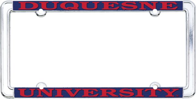 Duquesne University Thin Rim License Plate Frame