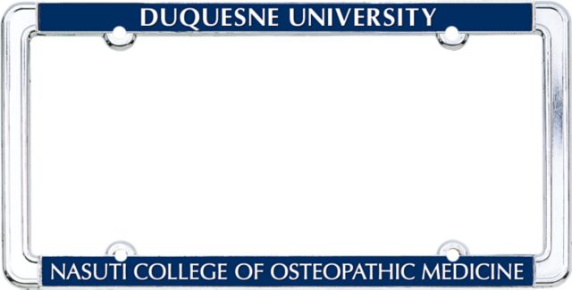 Duquesne University School of Thin Dome License Plate Frame