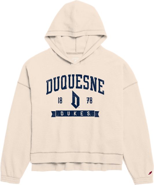 Duquesne University Dukes Women's Waffle Hooded Sweatshirt