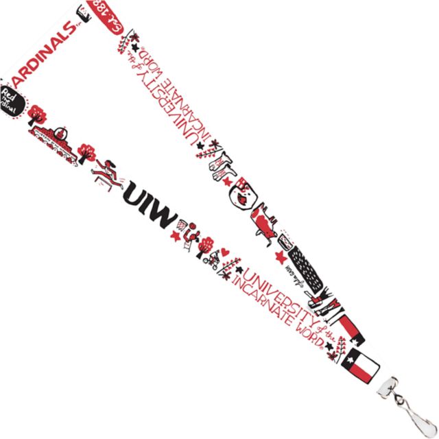 University of the Incarnate Word Julia Gash 3-4'' Satin Lanyard