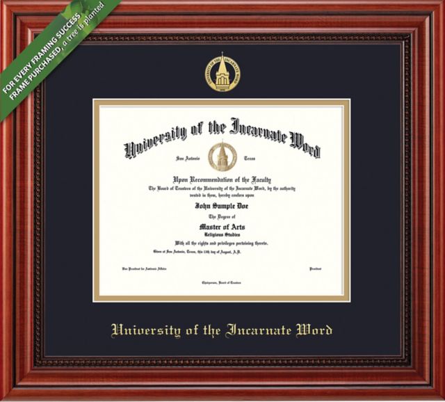 University of the Incarnate Word 11 x 14 in. Millenium Diploma Frame