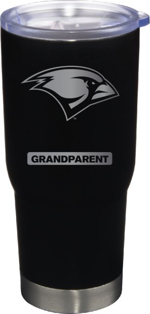 22 oz Matte Black Stainless Steel Tumbler Grandparent