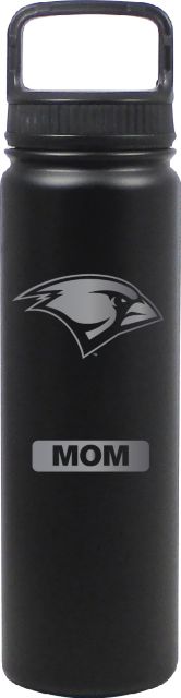 24 oz Matte Black Stainless Steel Water Bottle Mom
