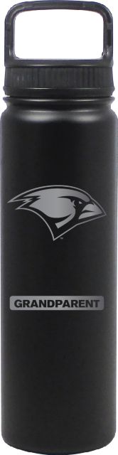 24 oz Matte Black Stainless Steel Water Bottle Grandparent