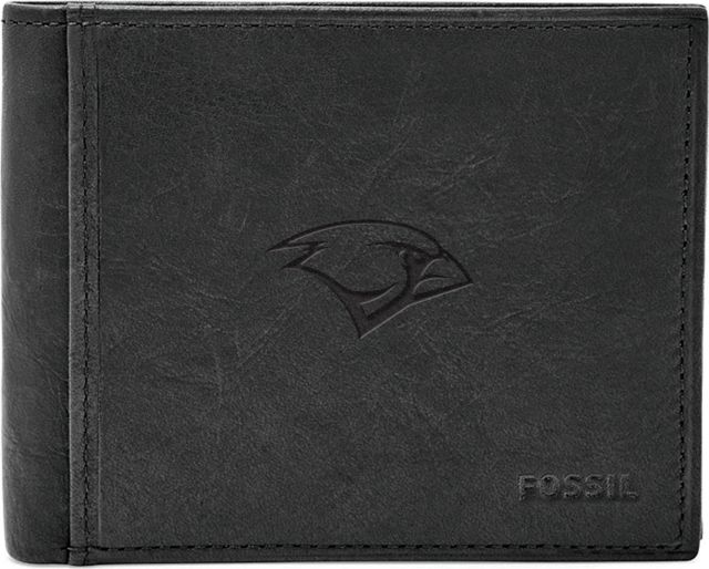 Fossil Leather Ingram RFID Bifold With Flip ID  - ONLINE ONLY