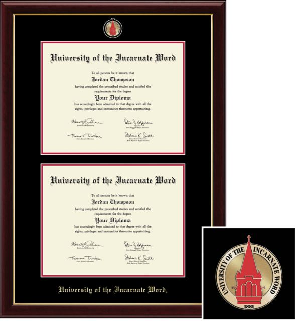 Church Hill Classics Double Document, 11x14, Bachelors, Masters, Diploma Frame - ONLINE ONLY