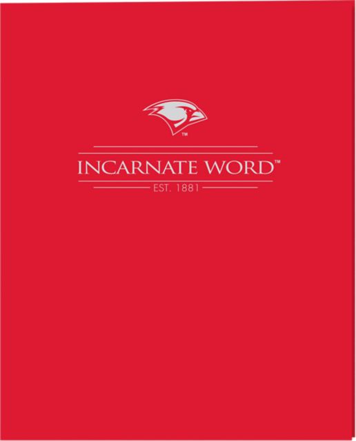 University of the Incarnate Word Cardinals 2 Pocket Folder