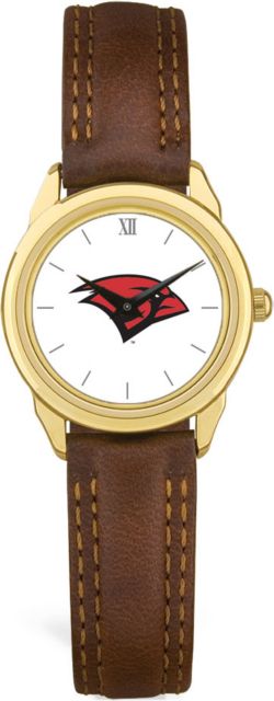 CSI Withomens Browithn Leather Withatch With Colored Medallion - ONLINE ONLY