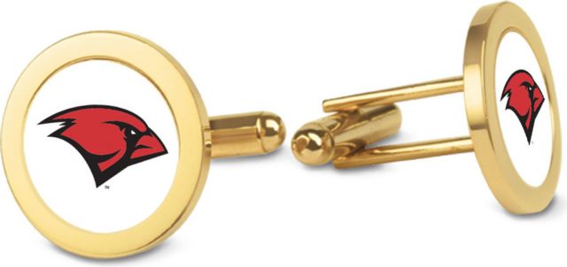 CSI Gold Cufflinks (Gift Boxed) With Colored Medallion - ONLINE ONLY