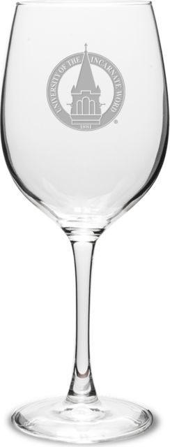 University of the Incarnate Word 16 oz. Wine Glass
