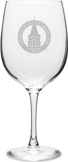 University of the Incarnate Word 19 oz. Wine Glass