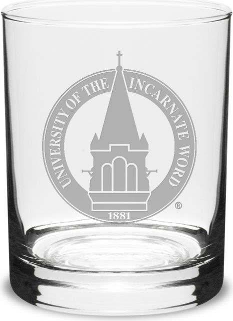 University of the Incarnate Word 14 oz. Glass