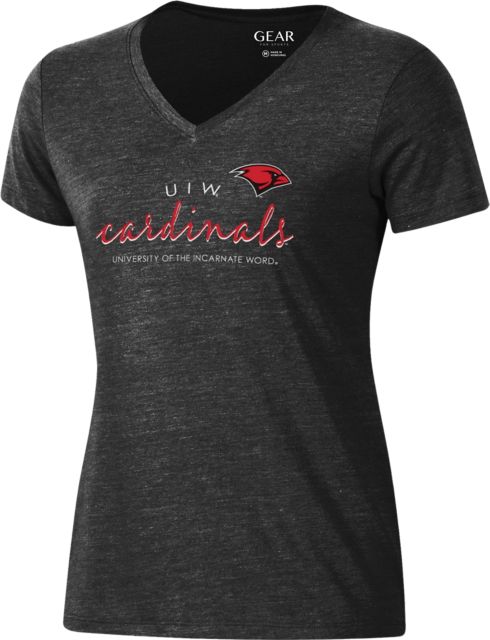 University of the Incarnate Word Women's Cardinals V-Neck Short Sleeve T-Shirt