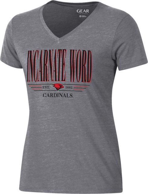 University of the Incarnate Word Cardinals Women's V-Neck Short Sleeve T-Shirt