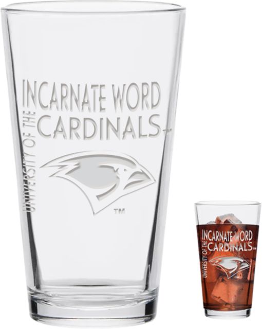 University of the Incarnate Word Cardinals Engraved Glass
