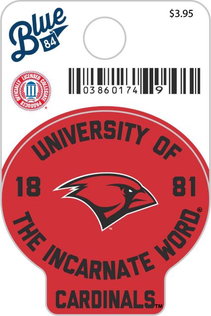 University of the Incarnate Word Cardinals Mini Sticker