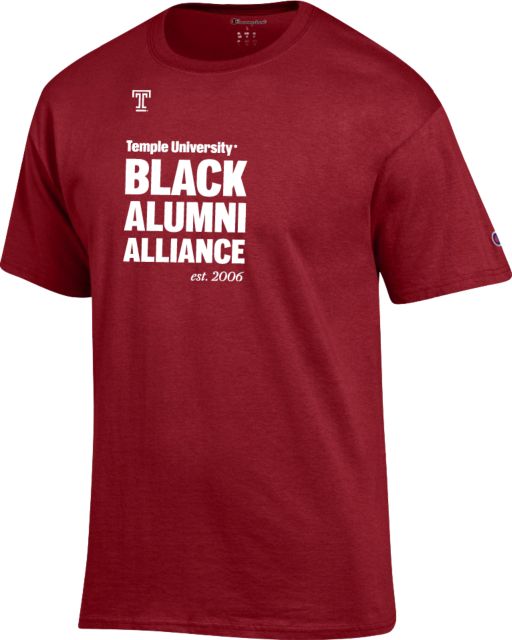 Temple University Black  Alumni Alliance Short Sleeve T-Shirt - ONLINE ONLY
