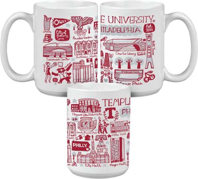 Temple University Julia Gash 15 oz. Ceramic Mug