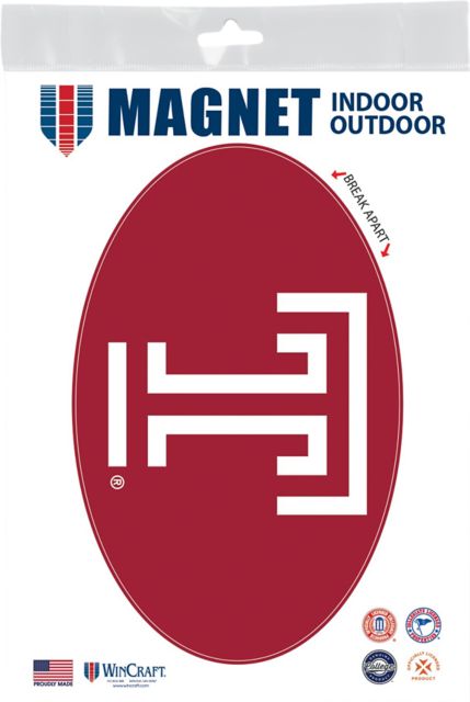 Temple University Owls 3.5 x 5 Oval Magnet