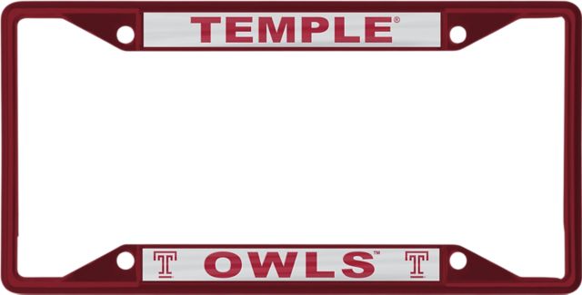 Temple University Owls License Plate Frame