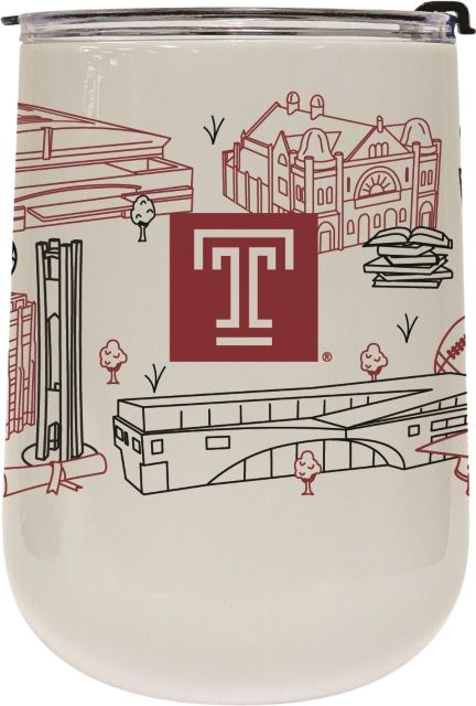 Temple University 18 oz. Campus Tumbler