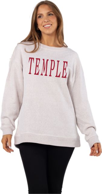 Temple University Owls Women's Warmup Crewneck Sweatshirt