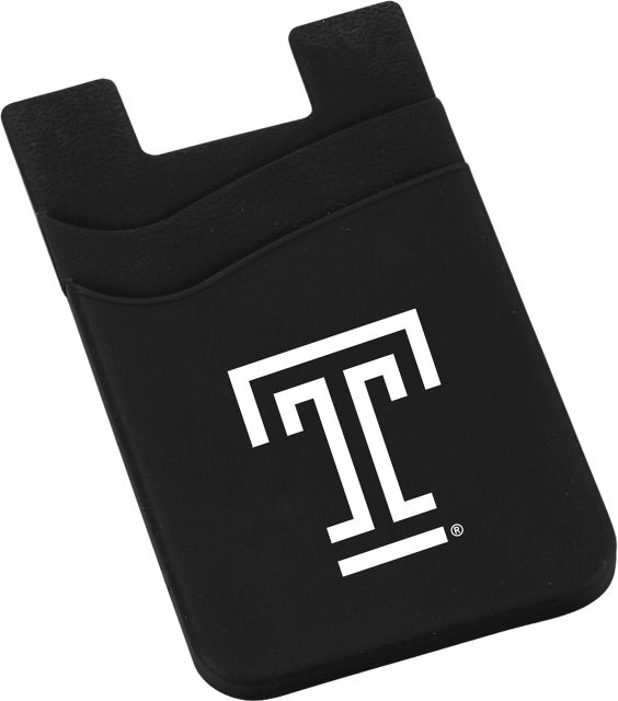 Temple University Silicone Card Wallet