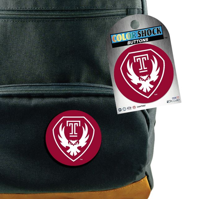 Temple University Owls 3'' Button