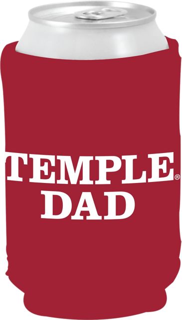 Temple University Dad Can Coozie